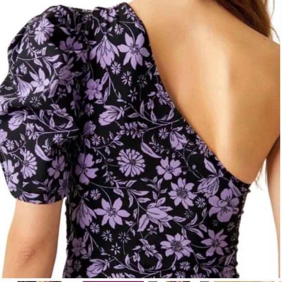 FREE PEOPLE Somethin' Bout You Floral Stretch Knit Bodysuit. NWOT - Picture 5 of 8